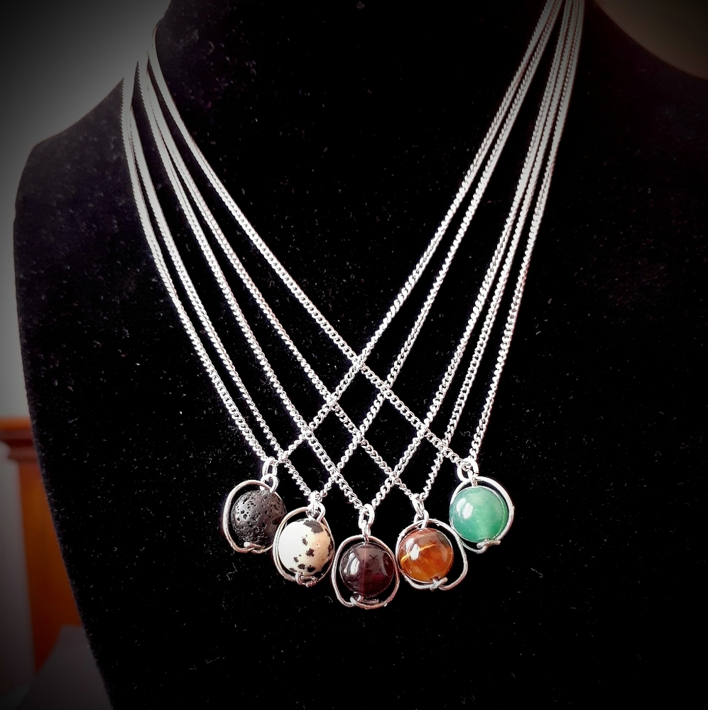 Lava Rock Necklace - Picture 3 of 3
